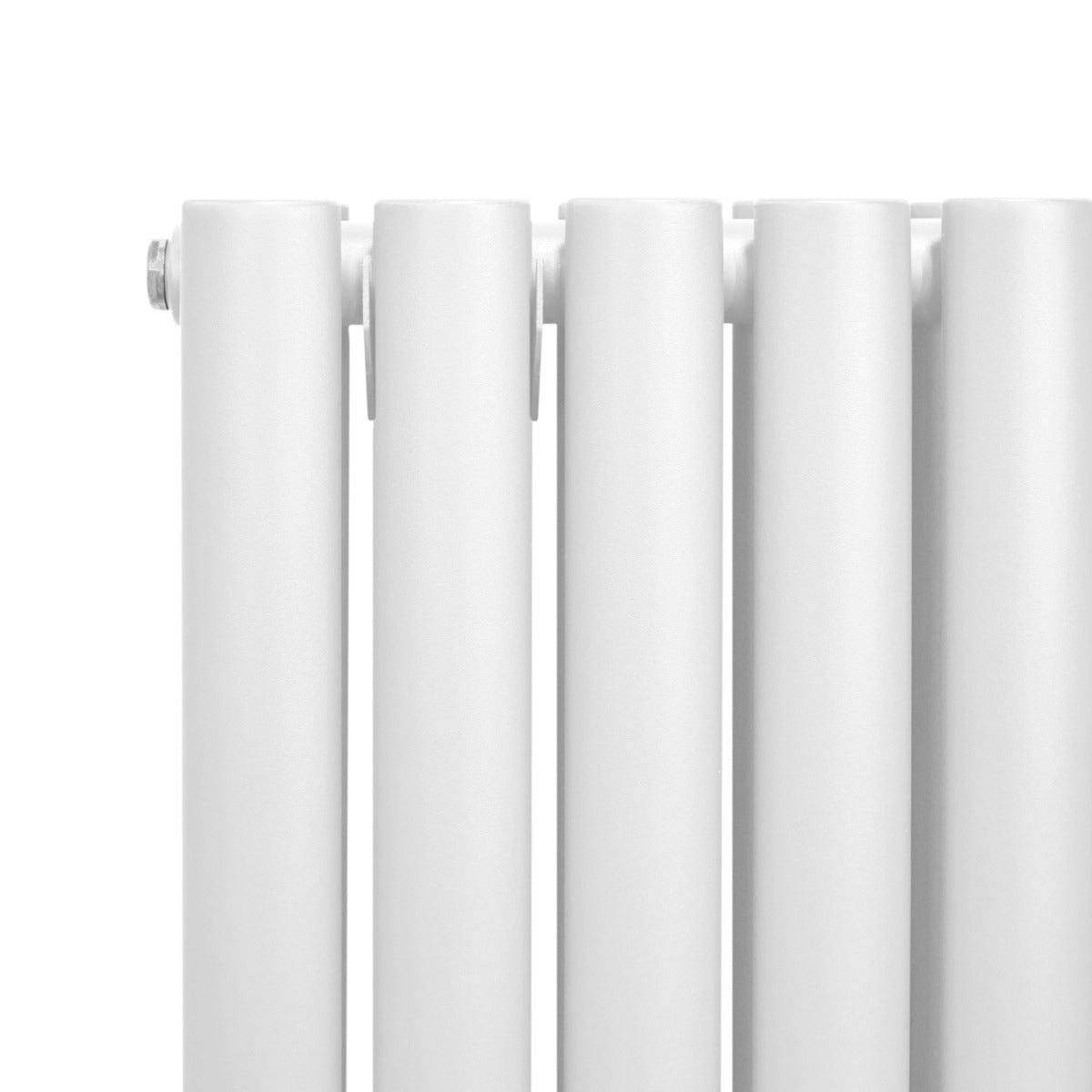Oval Column Radiator & Valves - 600mm x 1020mm White - MOOAZAA