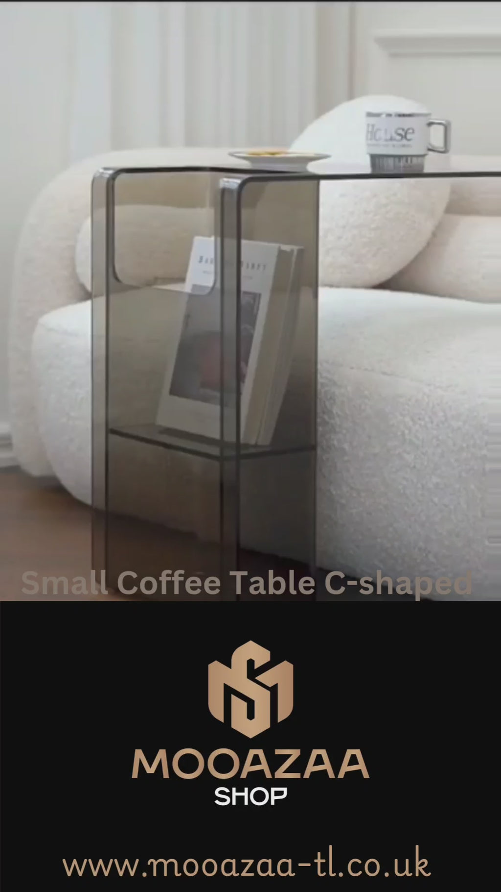 CONTROL Acrylic Transparent Small Coffee Table