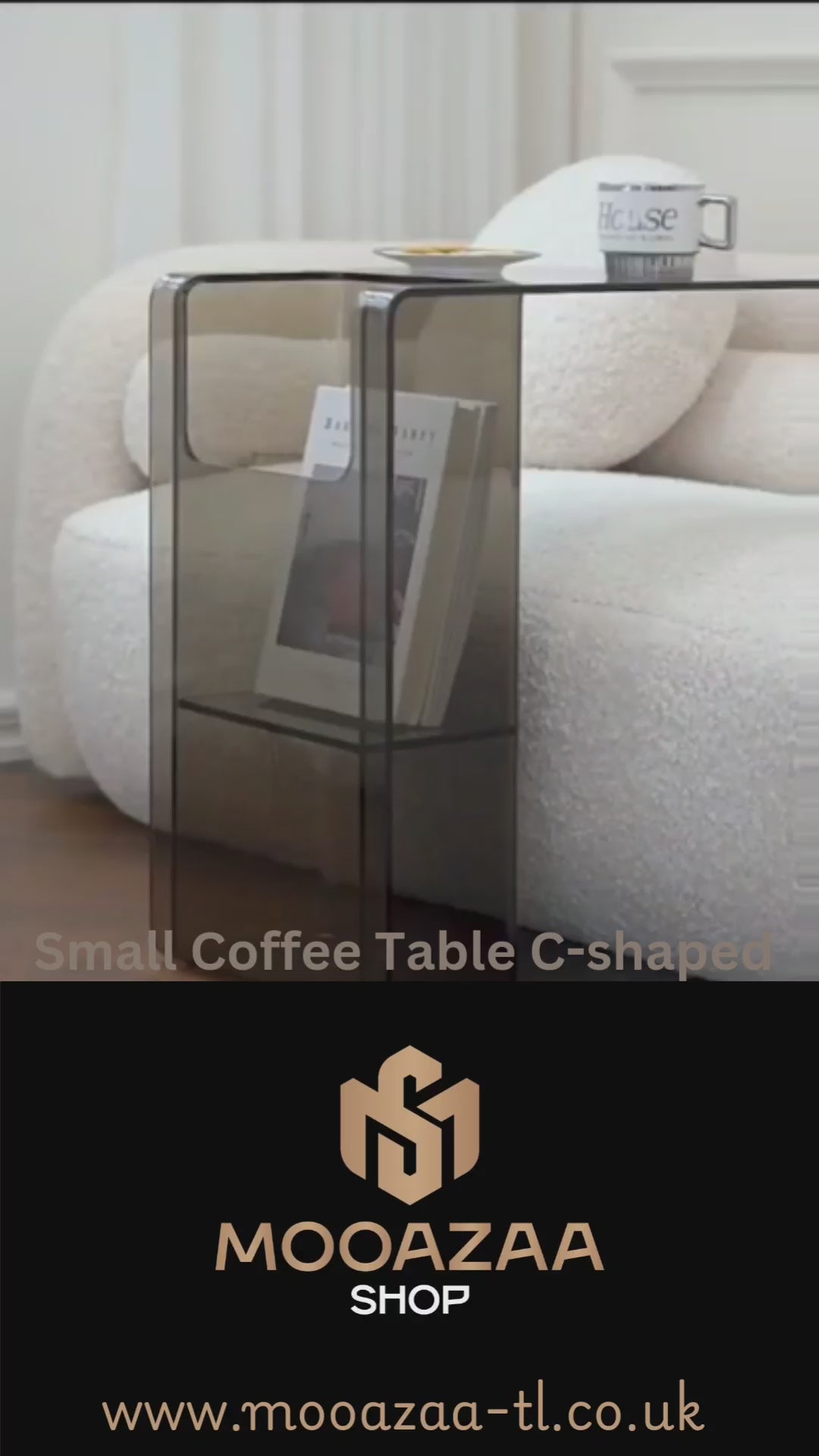 CONTROL Acrylic Transparent Small Coffee Table