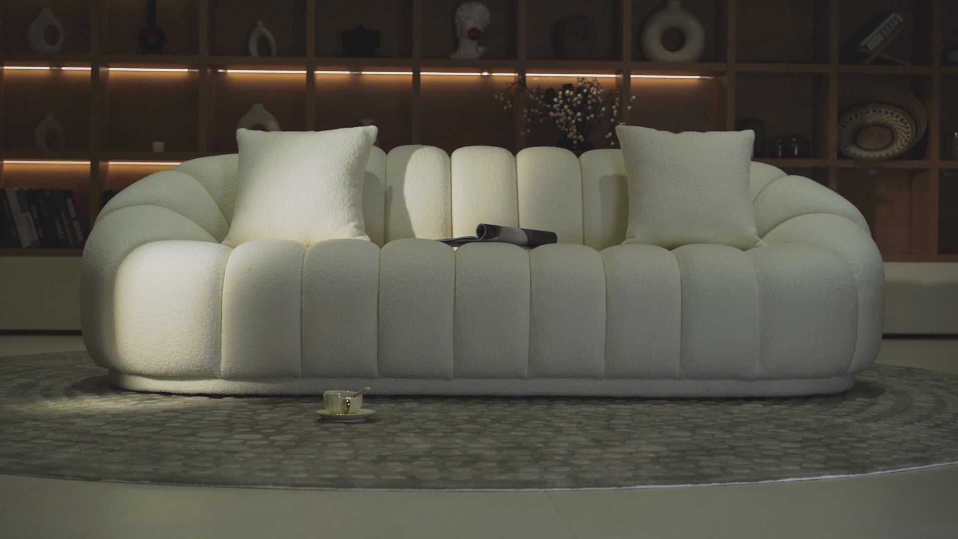 The Pumpkin Modern Three-Seater Sofa