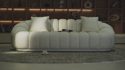 The Pumpkin Modern Three-Seater Sofa M042