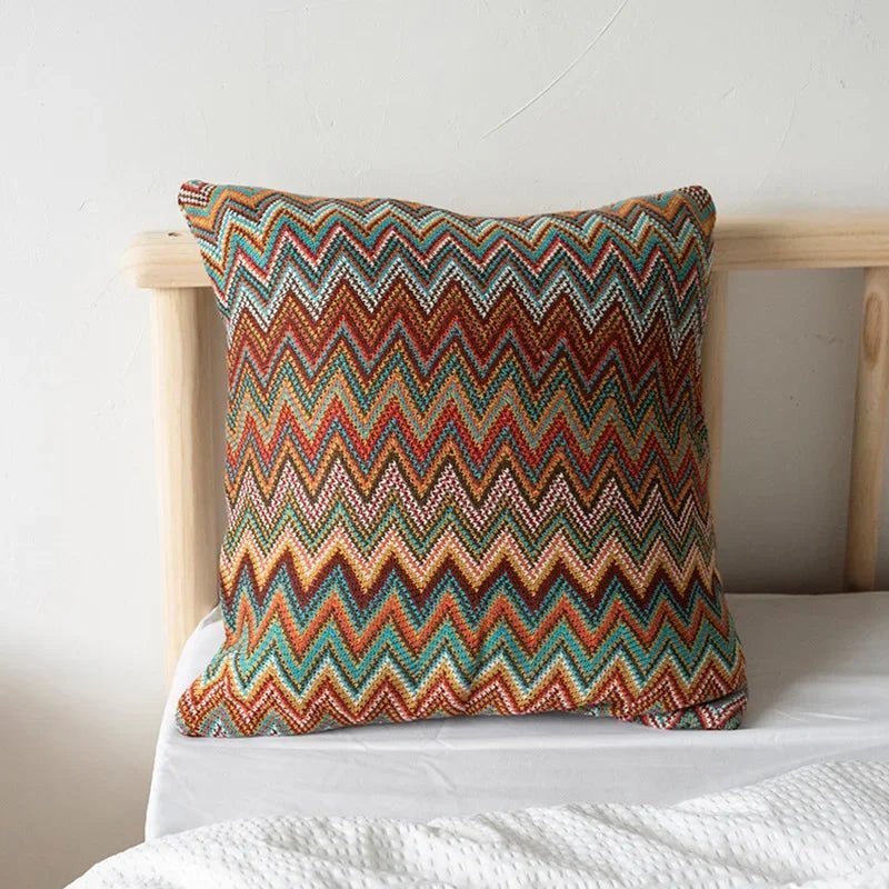 Raban Knitted Cushion Cover, Soft Flocking Pillowcase - MOOAZAA SHOP