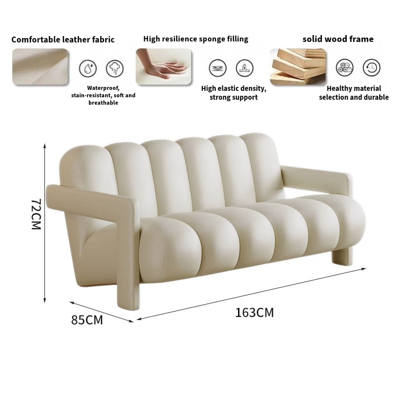 Rest Leather Sofa, Luxury Sofa in living Room - MOOAZAA SHOP