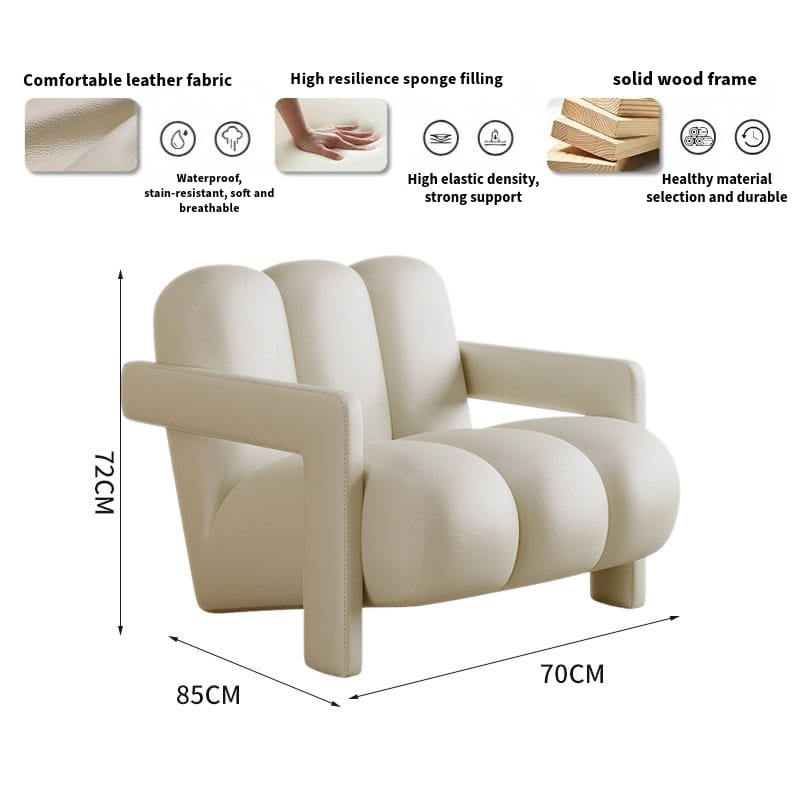 Rest Leather Sofa, Luxury Sofa in living Room - MOOAZAA SHOP