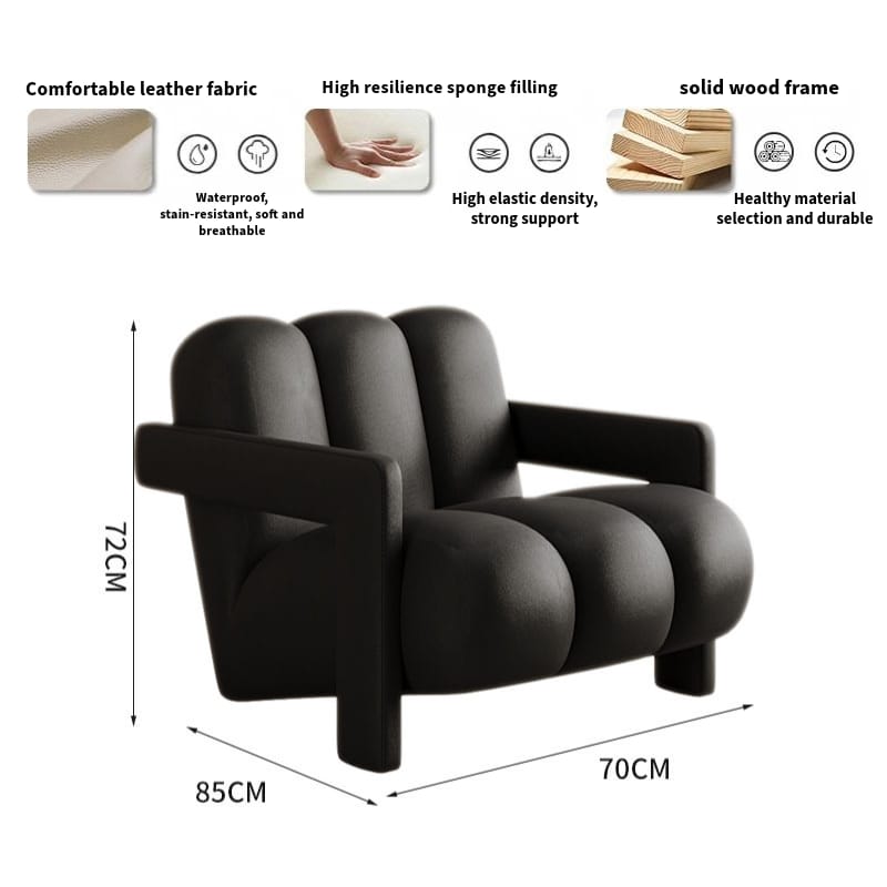Rest Leather Sofa, Luxury Sofa in living Room - MOOAZAA