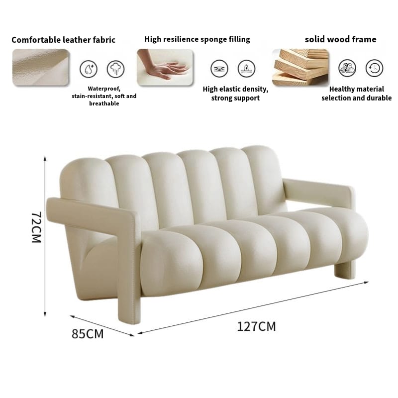 Rest Leather Sofa, Luxury Sofa in living Room - MOOAZAA SHOP