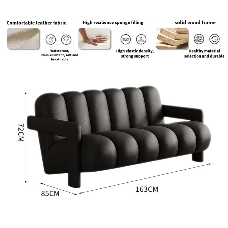Rest Leather Sofa, Luxury Sofa in living Room - MOOAZAA SHOP