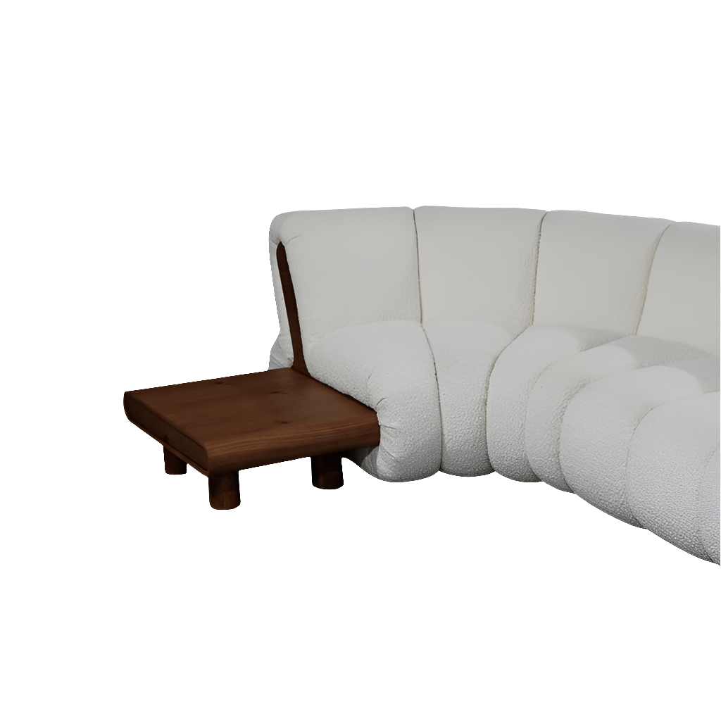 Sassari Curved Modular Velvet Couch - MOOAZAA SHOP