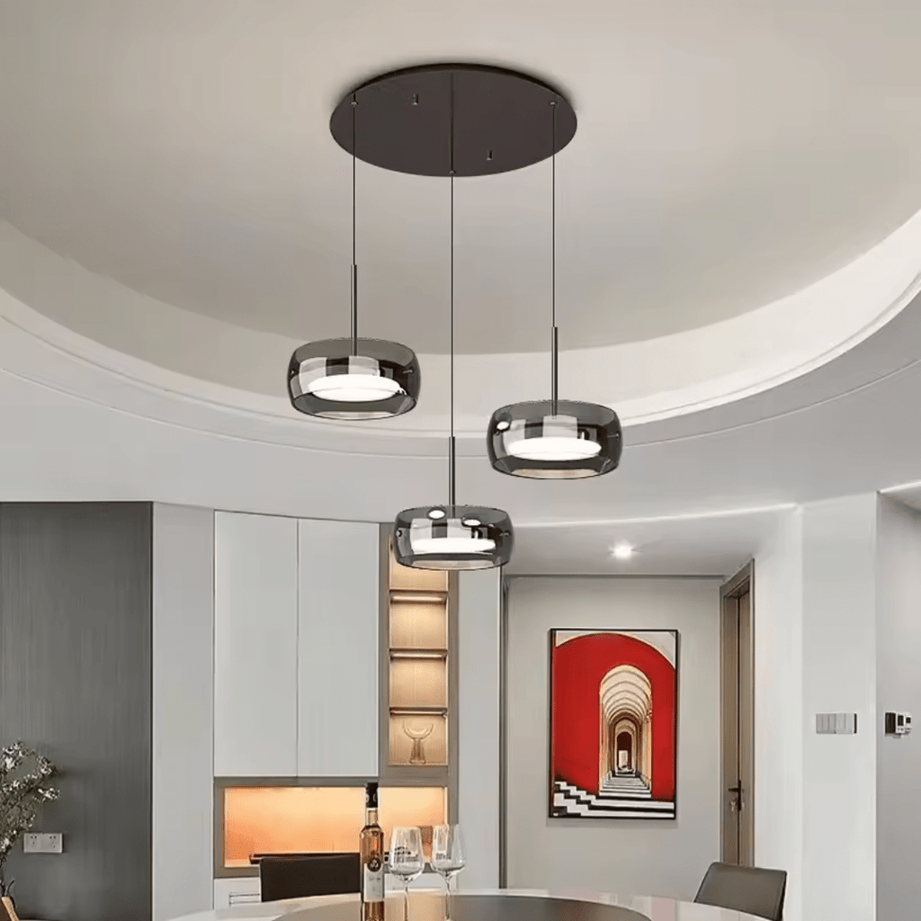 SHINY Glass Restaurant Pendant Light - MOOAZAA