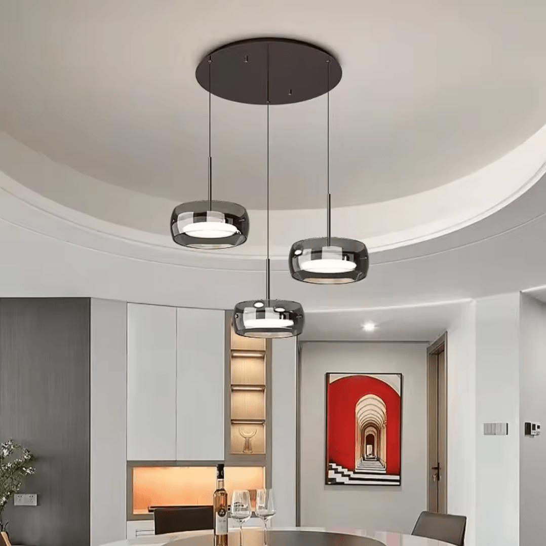 SHINY Glass Restaurant Pendant Light - MOOAZAA