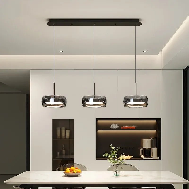 SHINY Glass Restaurant Pendant Light - MOOAZAA 