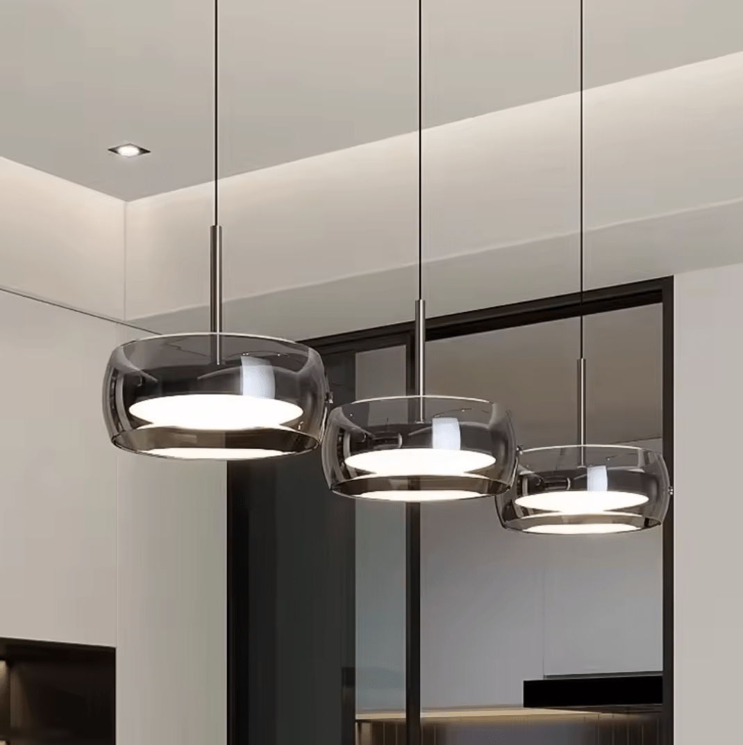 SHINY Glass Restaurant Pendant Light - MOOAZAA