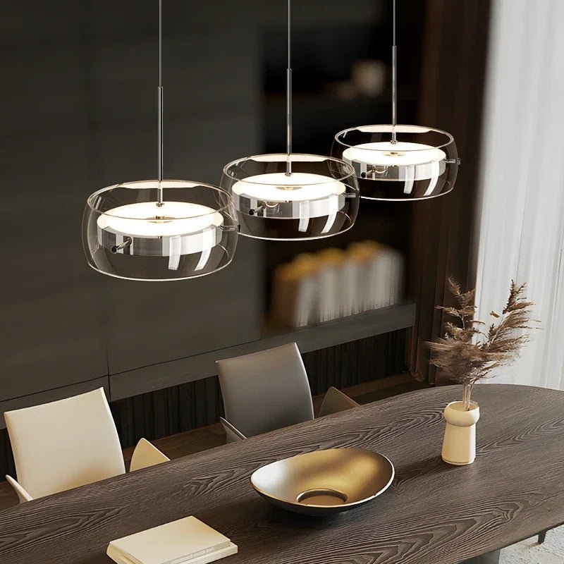 SHINY Glass Restaurant Pendant Light - MOOAZAA 
