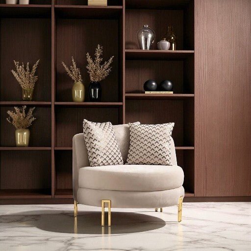 Sydney Sofas Suite Sets in Luxury Cream Velvet - MOOAZAA