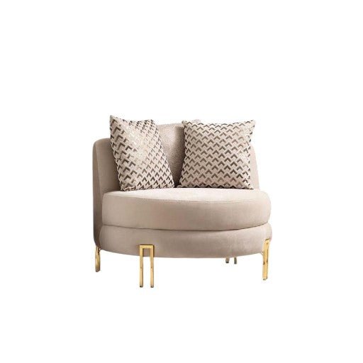 Sydney Sofas Suite Sets in Luxury Cream Velvet - MOOAZAA