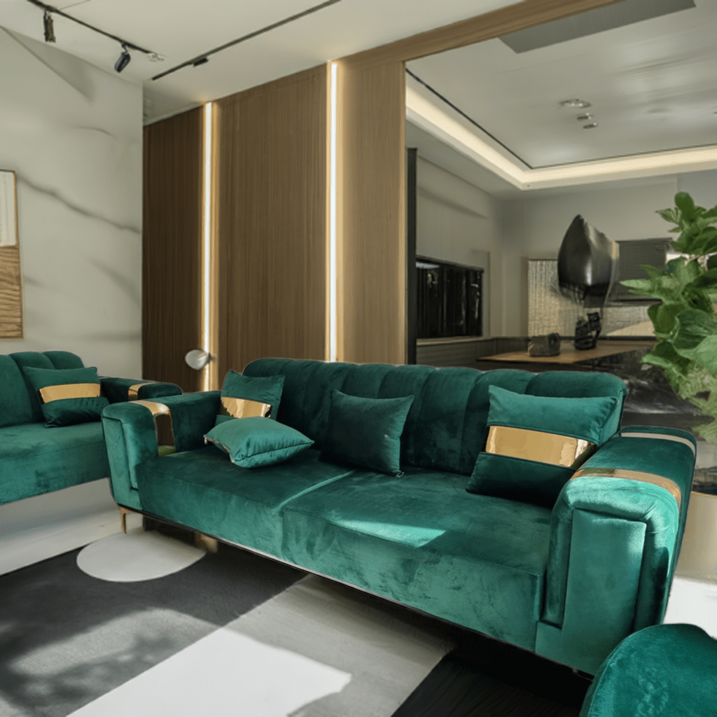 The Lyon Sofa sets in Luxury Velvets - MOOAZAA SHOP