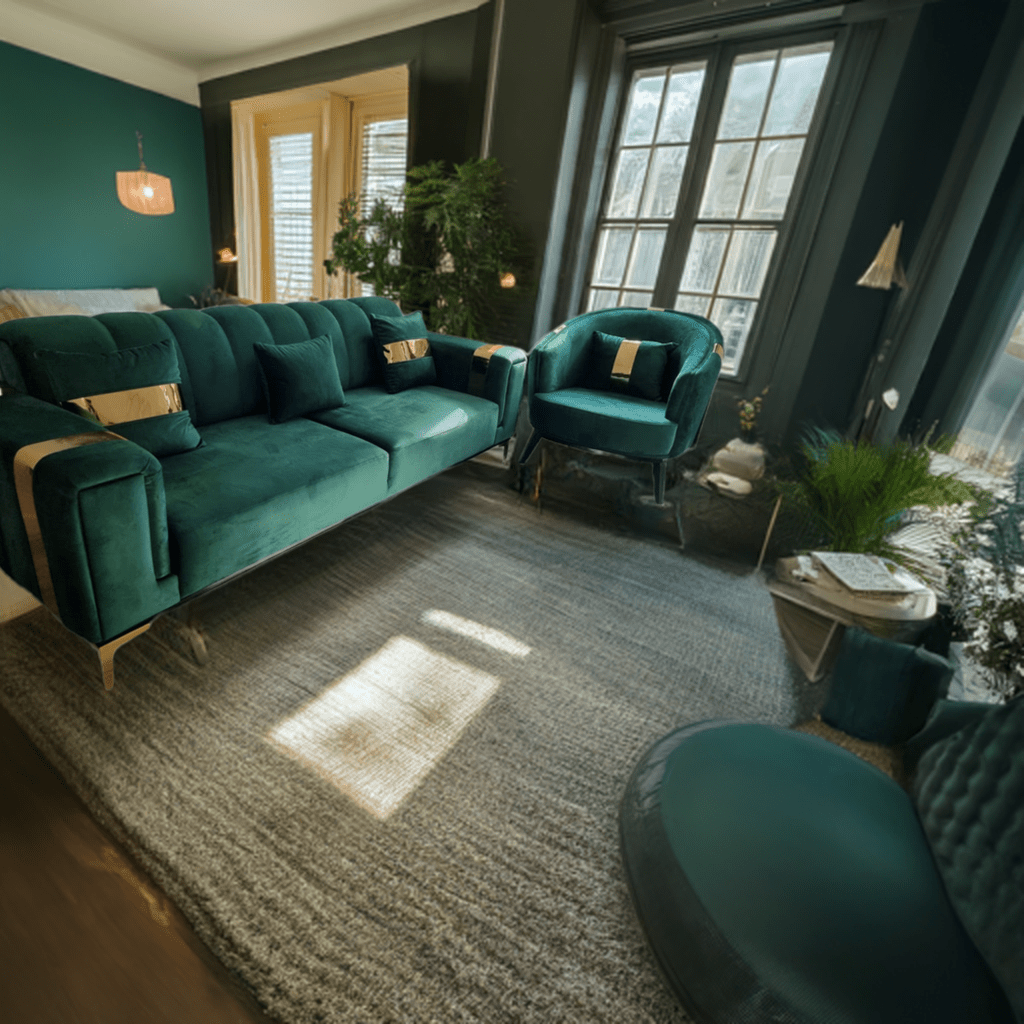 The Lyon Sofa sets in Luxury Velvets - MOOAZAA SHOP