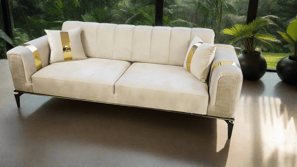 The Lyon Sofa sets in Luxury Velvets - MOOAZAA