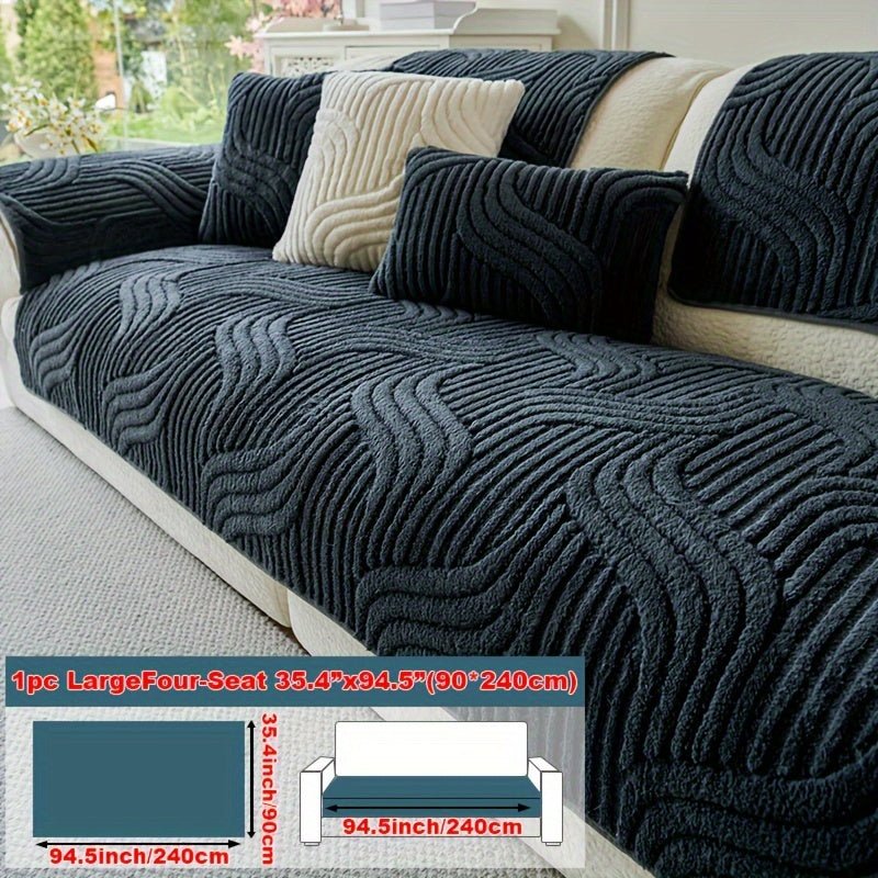 The Plush Protector Sofa Cover - MOOAZAA