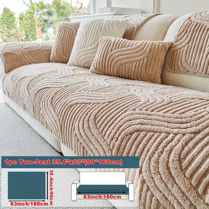 The Plush Protector Sofa Cover - MOOAZAA