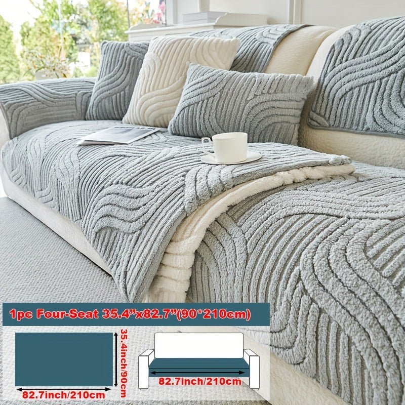 The Plush Protector Sofa Cover - MOOAZAA