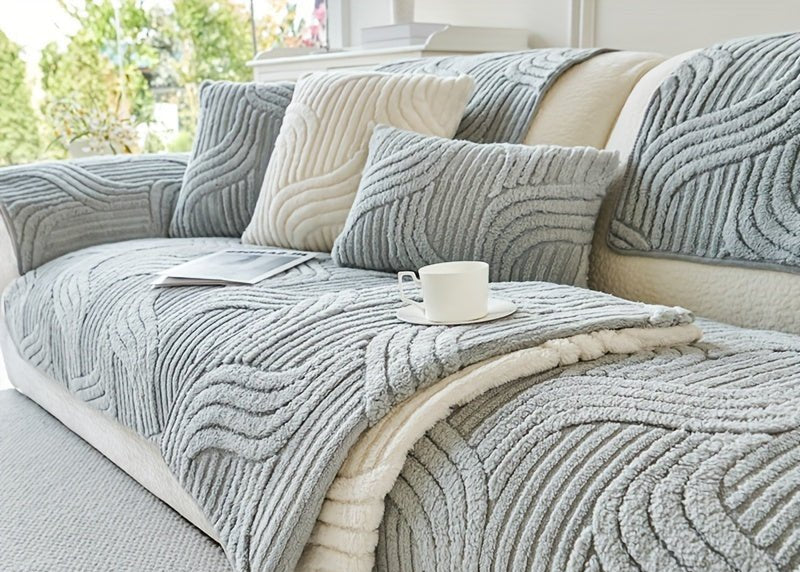 The Plush Protector Sofa Cover - MOOAZAA 