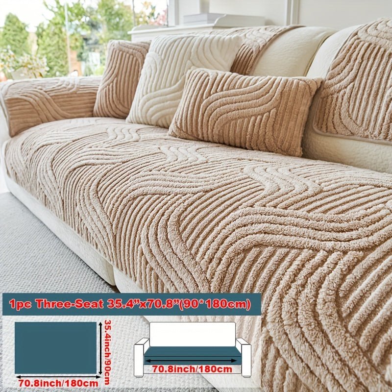 The Plush Protector Sofa Cover - MOOAZAA