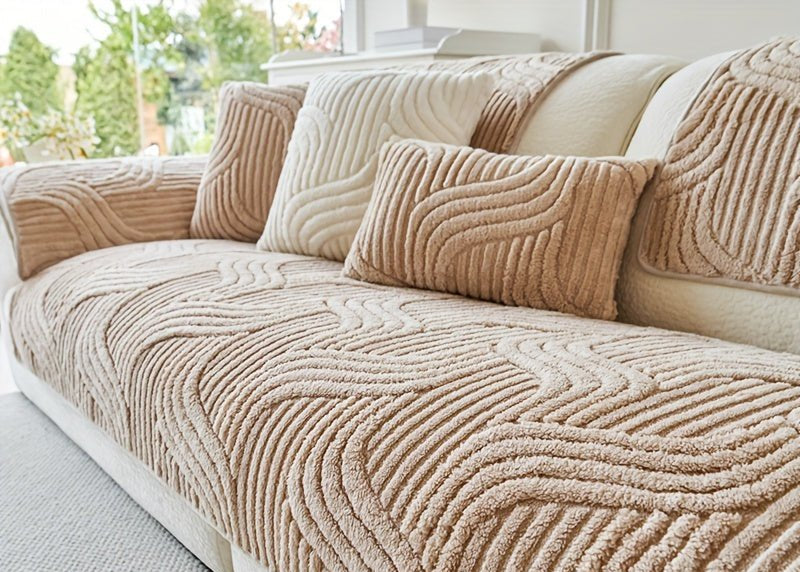 The Plush Protector Sofa Cover - MOOAZAA 