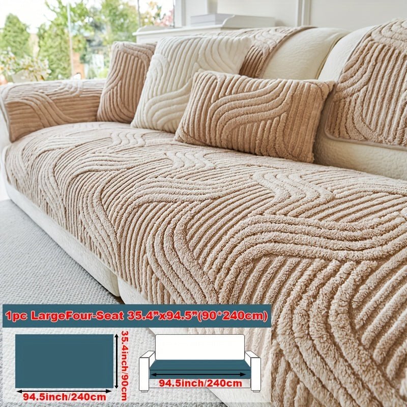 The Plush Protector Sofa Cover - MOOAZAA