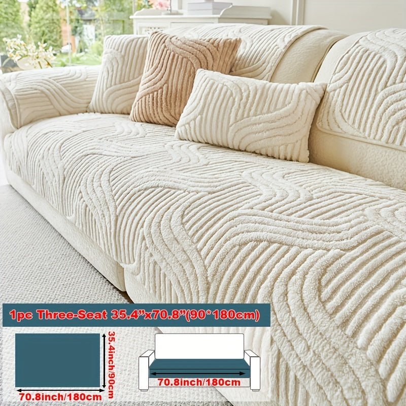 The Plush Protector Sofa Cover - MOOAZAA