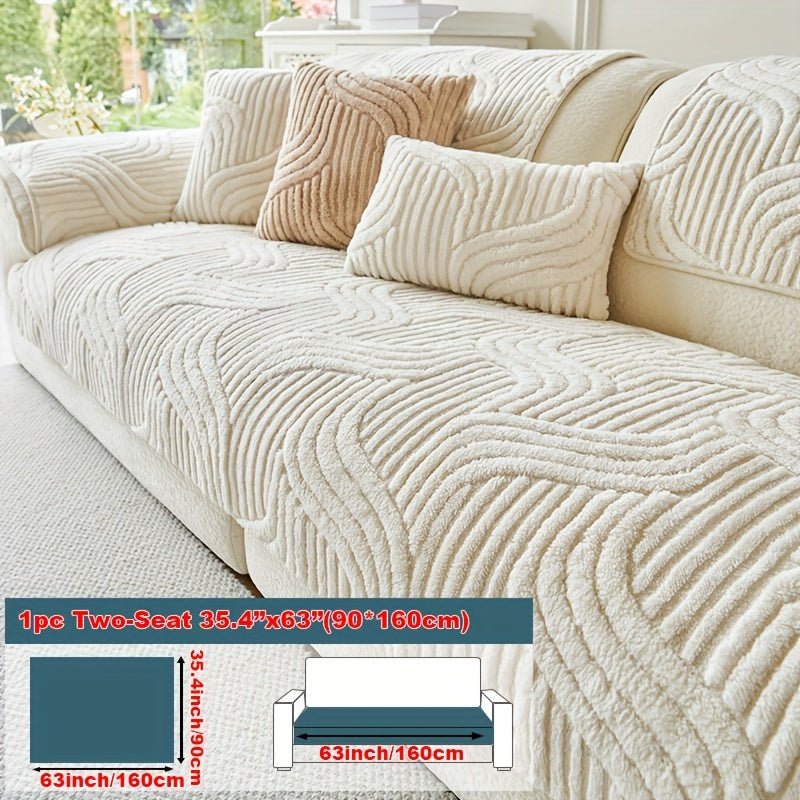 The Plush Protector Sofa Cover - MOOAZAA