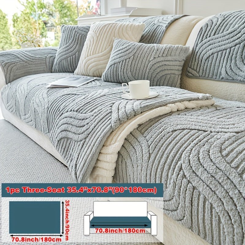 The Plush Protector Sofa Cover - MOOAZAA