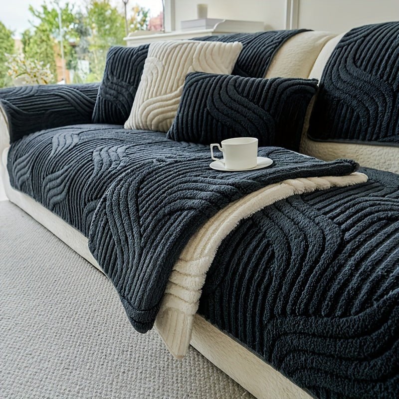 The Plush Protector Sofa Cover - MOOAZAA