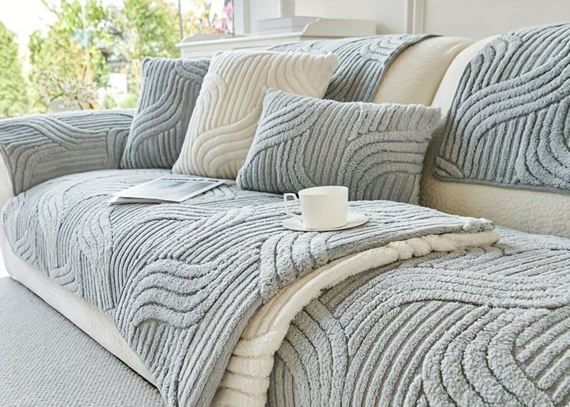 The Plush Protector Sofa Cover - MOOAZAA 