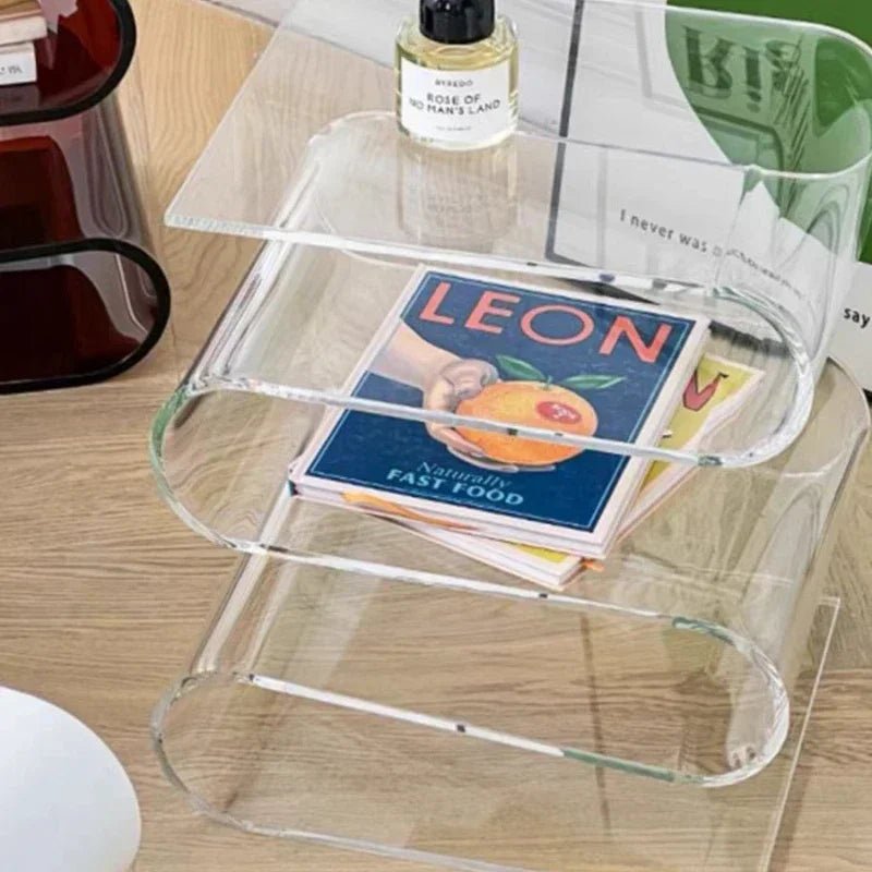 Transparent Acrylic Coffee Table, Living Room Nordic - MOOAZAA SHOP