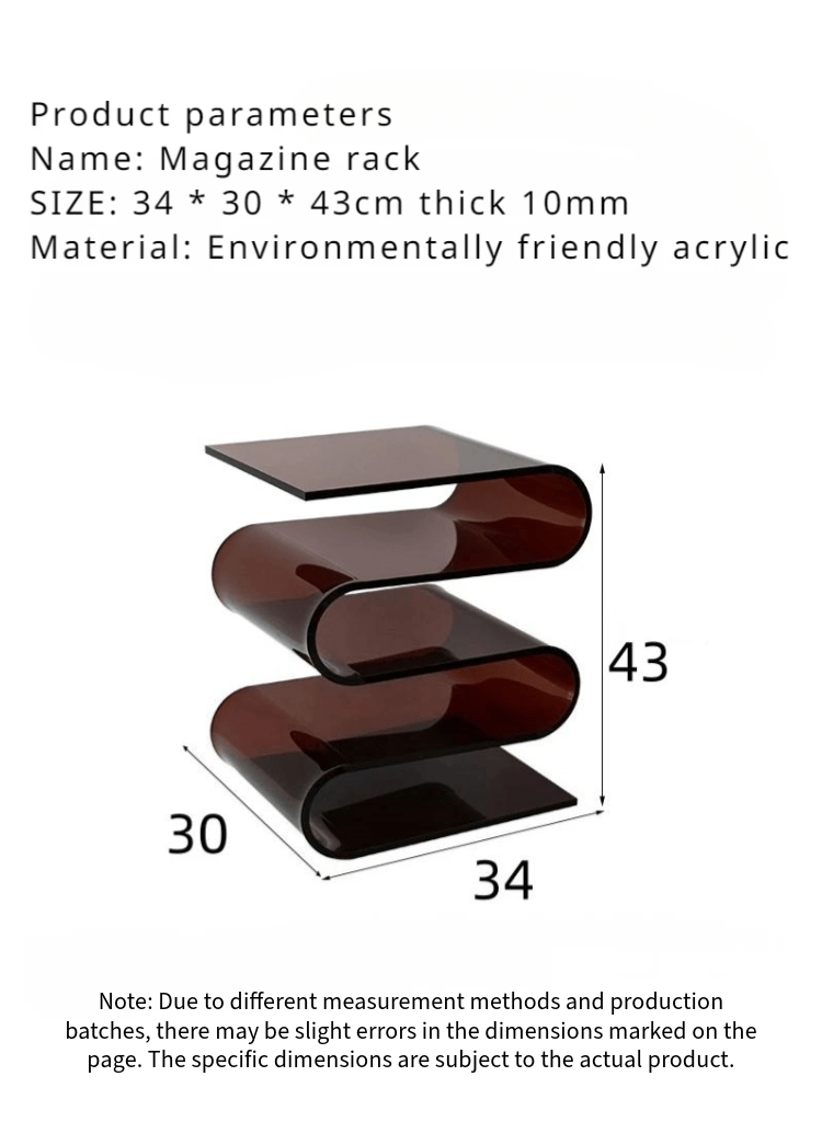 Transparent Acrylic Coffee Table, Living Room Nordic - MOOAZAA SHOP