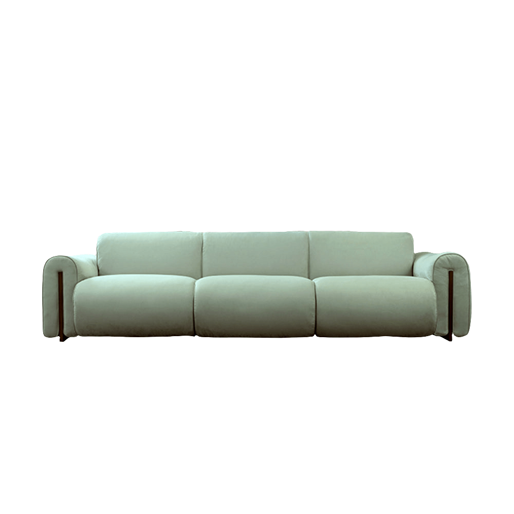 Treviso Modern Contemporary Leather Three - Seater Sofa with Removable Armrests - MOOAZAA SHOP