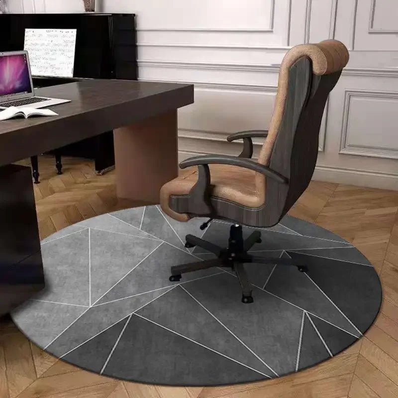 TRICIA Rounded Velvet Rug - MOOAZAA