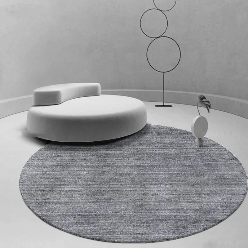 TRICIA Rounded Velvet Rug - MOOAZAA