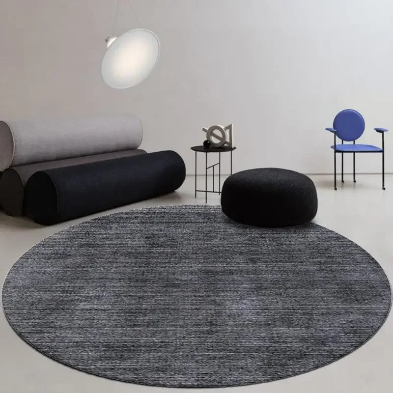 TRICIA Rounded Velvet Rug - MOOAZAA