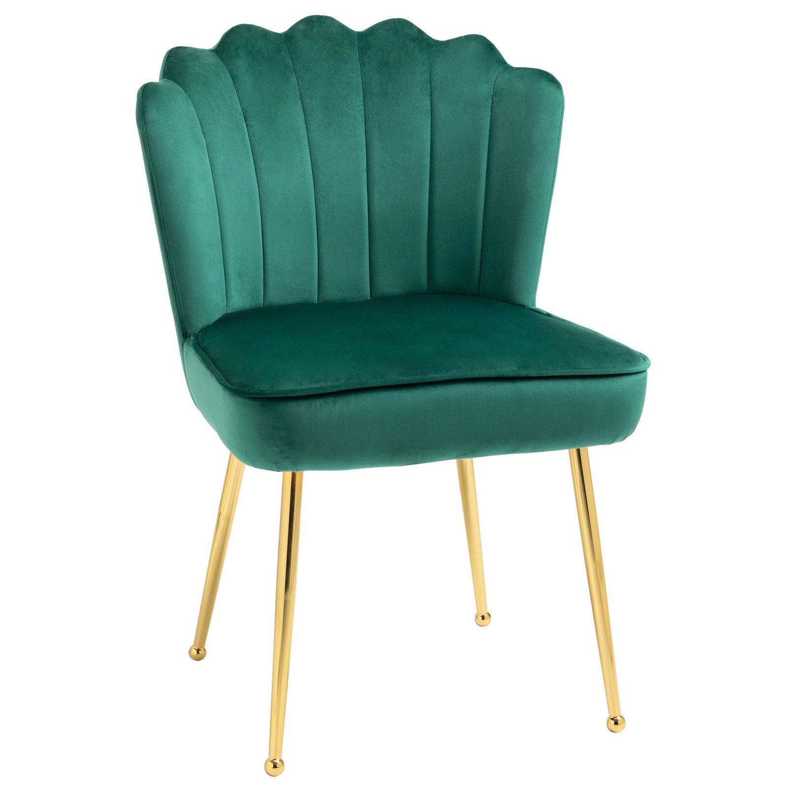 Velvet - Feel Shell Luxe Accent Chair - MOOAZAA