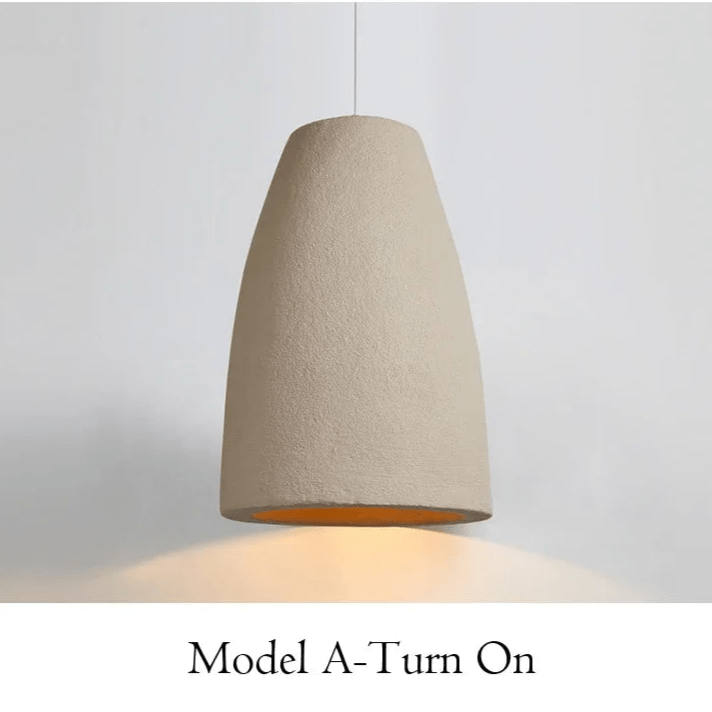 WABI CREAM And WHITE Hanging LED Light - MOOAZAA