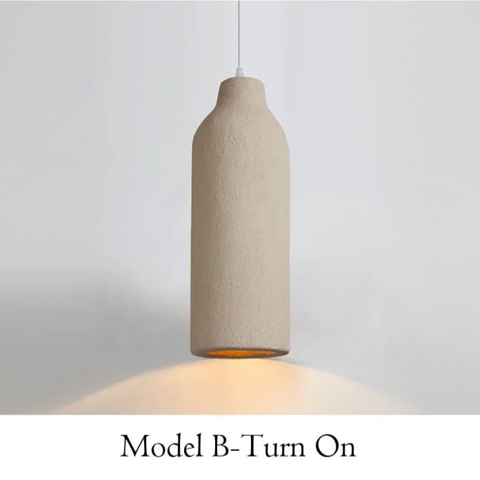 WABI CREAM And WHITE Hanging LED Light - MOOAZAA