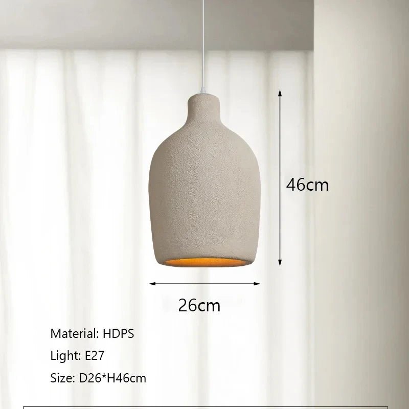 WABI CREAM And WHITE Hanging LED Light - MOOAZAA 